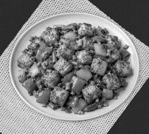 Dry chilli paneer