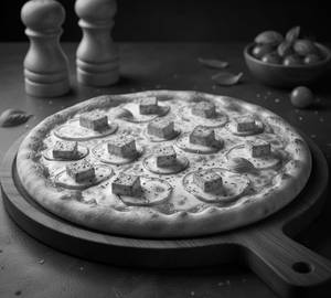 Capsicum and Paneer Pizza [7 inches]