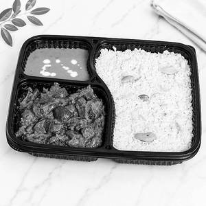 Ghee Mushroom Sukka Biryani