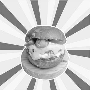 Cheese Volcano Burger