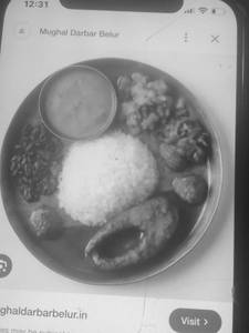 Kuchalakki curry with fish veg palya
