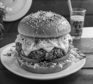 Veg cheese burger