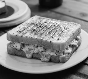 Garlic bliss chicken cheese melt sandwich