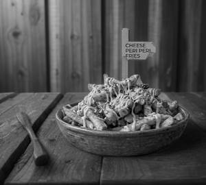 Cheese peri peri fries