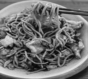 Chicken noodles