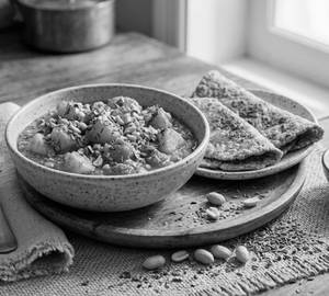 Fariyali Aloo Sabji + Fariyali Paratha