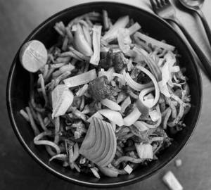 Chicken noodles
