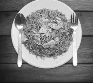 Egg cilli noodles