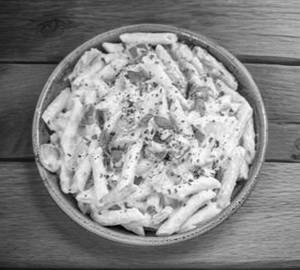Chicken Cheese White Sauce Pasta