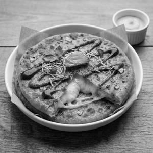 Chilli Garlic Aloo Paratha