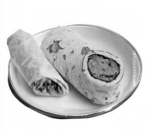 Mushroom Tikka (malai) Roll