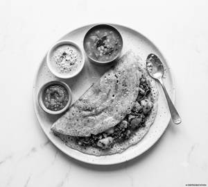 Aloo Palak Dosa