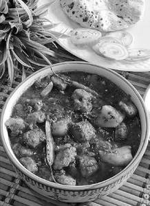 Soya Bari Sabzi