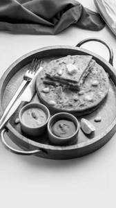 Cheese Corn Paratha [2]