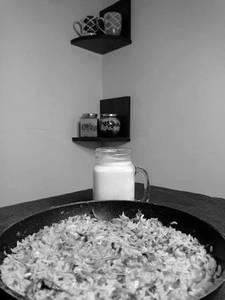 Butter Khichdi And Fried Buttermilk