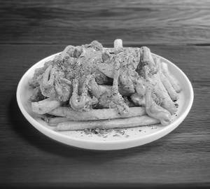 Loaded Chicken Popcorn with French Fries 