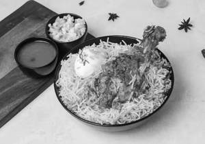 Single Piece Chicken Dum Biryani
