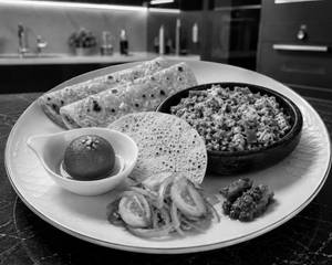 Paneer Bhurji Thali