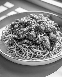 Chicken Burnt Garlic Noodle.