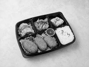 Corn Cheese Korroke Bento (veg) (3pcs)