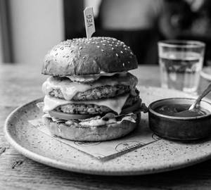 Double Decker Veg Burger