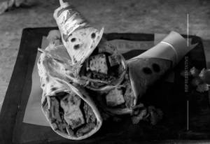 Haryali Paneer Tikka Roll