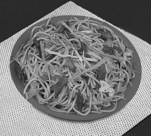 Veg hakka noodles
