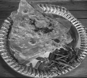 Paratha and aloo bhaja
