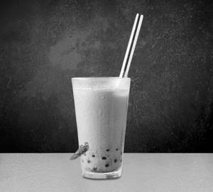 Blueberry bubble tea