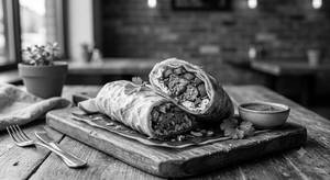 Egg Tikya Roll