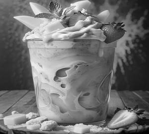 Mango Strawberry Milk Shake