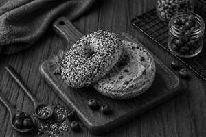 Blueberry Cream Cheese Bagel