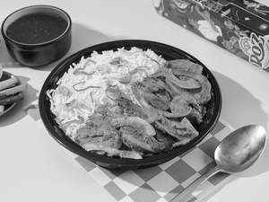 Soya Chaap Ghee Rice Bowl (Nei Choru)
