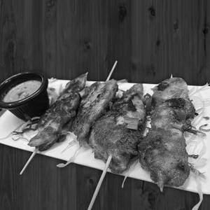 Chicken Satay With Peanut Chutney