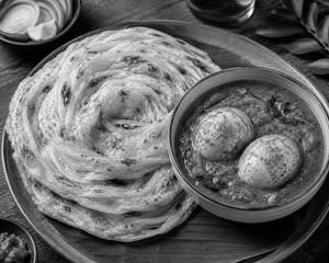 Porotta + Egg Curry