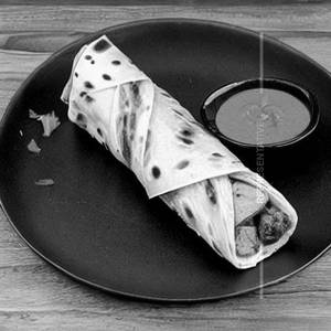 Aloo Tikka Roomali Roll Half