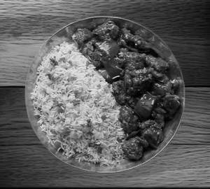 Chicken Fried Rice + Chilli Chicken
