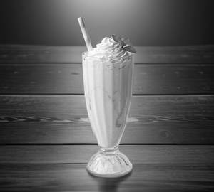 Very vanilla milkshake