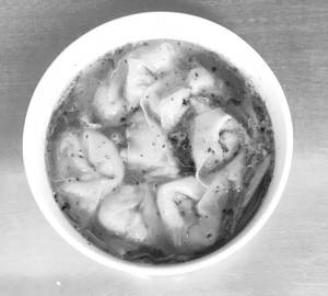 Chicken Dumpling With Spicy Broth