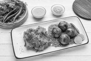 Roasted Litti-chokha NO Onion NO Garlic (4 Pcs.)