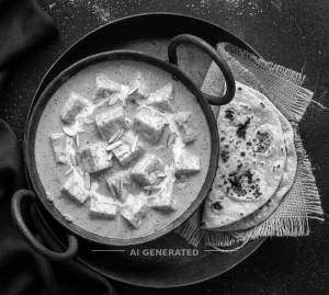 Shahi Paneer + Tawa Roti (2 pieces)