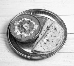 Shahi Paneer + Tawa Roti Butter (2 pieces)