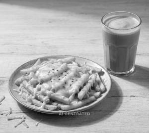 Cheese French Fries + Regular Cold Coffee