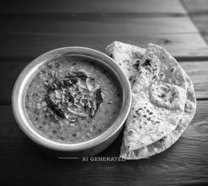 Dal Fry + Tandoori Roti [Plain] (2 pieces)