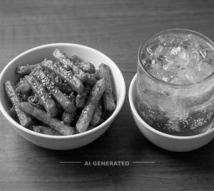 Honey Chilli Potato + Assorted Soft Drink