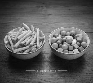 French fries + Bubble gum