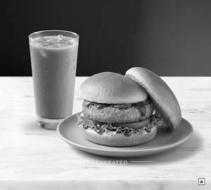 Aloo Tikki Burger + Cold Coffee