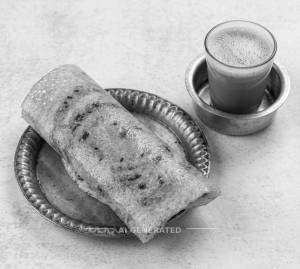 Ghee Dosa + Coffee (Serves 2)