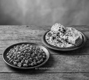 Masala Peanut 250g + Tandoori Roti. (2 pieces)