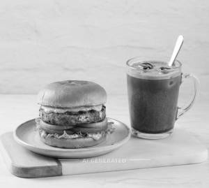 Tandoori Burger + Classic Cold Coffee
